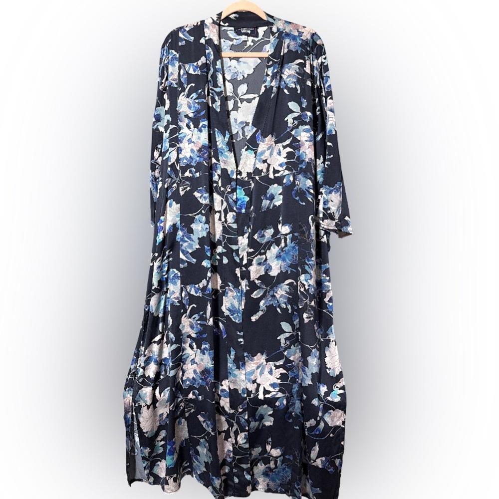Johnny Was Chryssy Charmeuse Wrap Kimono